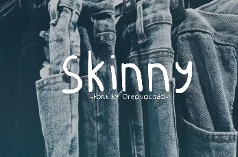 Skinny Typeface font