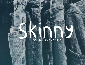 Skinny Typeface font