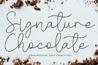 Signature Chocolate Script font