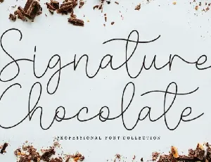 Signature Chocolate Script font