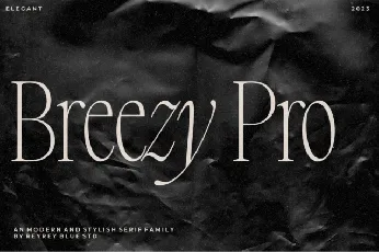 Breezy Pro font