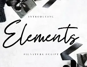 Elements font