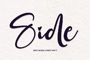 Side font