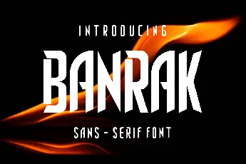 Banrak font