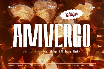 Amvergo DEMO font