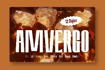 Amvergo DEMO font