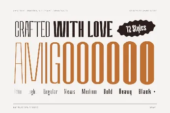 Amvergo DEMO font