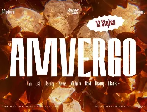 Amvergo DEMO font