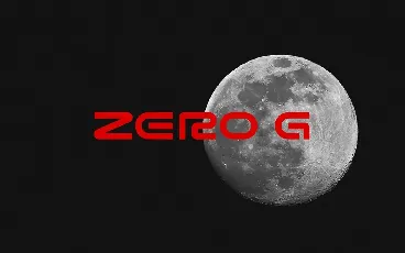 Zero G Display font