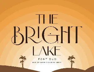 The Bright Lake Duo font