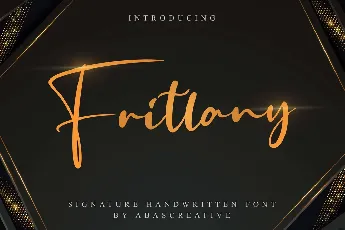 Fritlany font