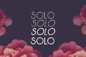 Solo Typeface Free font