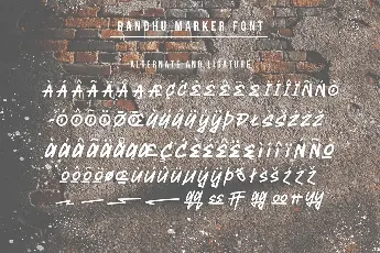 Randhu Free Trial font