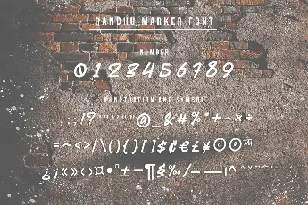 Randhu Free Trial font