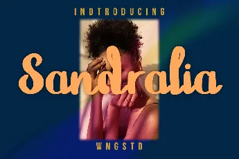 Sandralia font