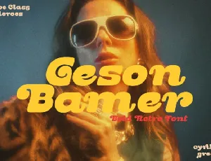 Gosen Bamer font