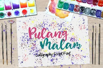 Pulang Malam font