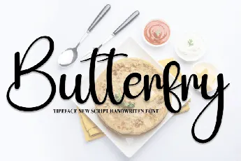 Butterfry font