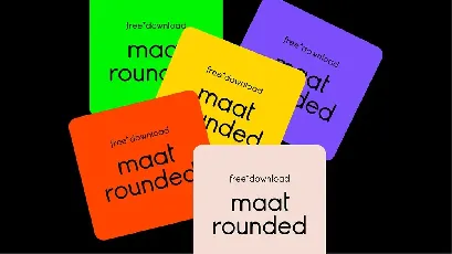 Maat Rounded Sans Serif font