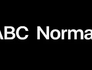 ABC Normal font