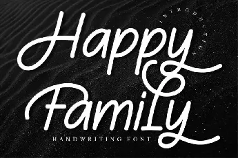 Happy Family Script font