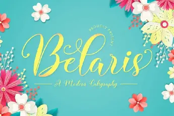 Belaris – Modern Calligraphy font