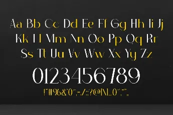 GLASTONE font