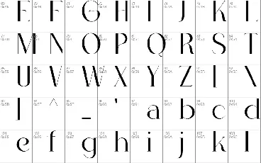 GLASTONE font