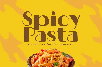 Spicy Pasta font