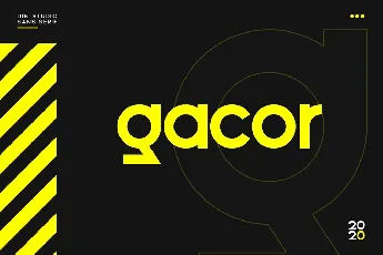 Gacor Urban Sans Serif font