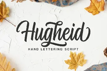 Hugheid Script font