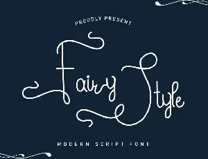 Fairy Style Demo font