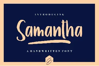 Samantha font