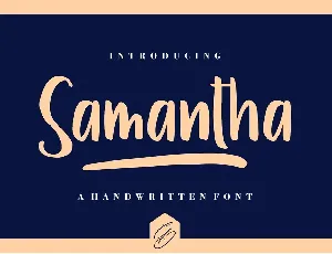 Samantha font