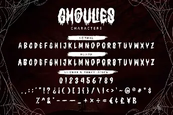 Ghoulies font