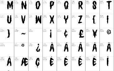 Ghoulies font