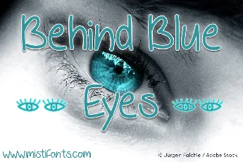 Behind Blue Eyes font