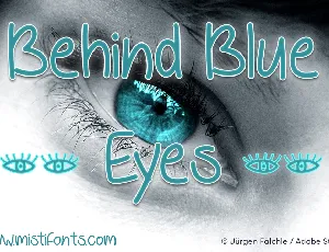 Behind Blue Eyes font