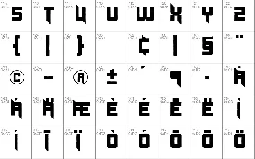 Duplexide font