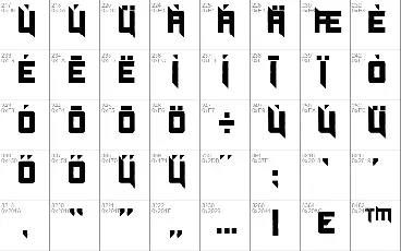 Duplexide font