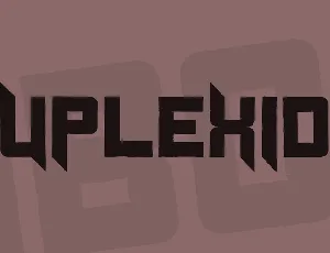 Duplexide font