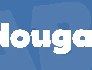 Nougat font