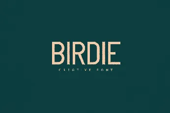 Birdie font