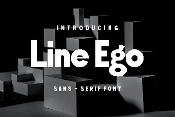 Line Ego font