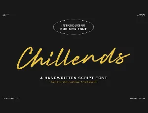 Chillends font