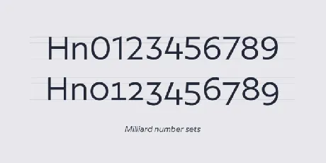 Milliard Sans Serif Family font