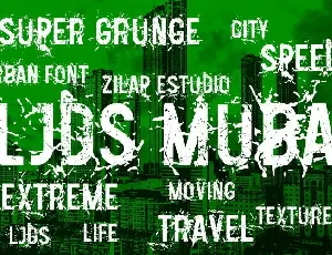 LJDS Zilap MUBA font