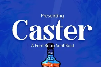 Caster font