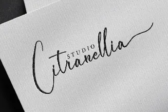 Citranellia Demo font