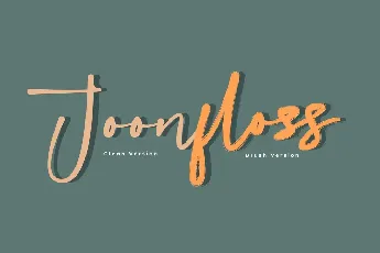 Joonfloss Brush font